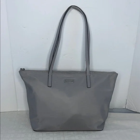 Kate Spade Hayden Top Zip Tote Nimbus Grey Shoulder Bag - Picture 3 of 13